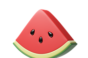 Cute 3D Watermelons icons, a Food & Drink 3D Model by Hannet (Thumbnail 7 of 7)