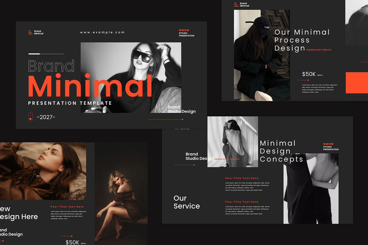 Brand Minimal Presentation Template, a Presentation Template by Creative-Work (Photo 2 of 9)