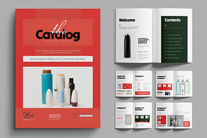 Product Catalog Book Design Template, a Brochure Template by MightyDesign