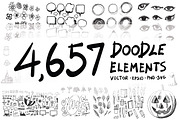 4657 Hand Drawn doodle elements, an Education Illustration by TKDoodle (Thumbnail 1 of 77)