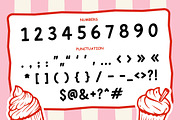 Vanilla Cupcake Food Creative Font, a Sans Serif Font by Rasio Studio (Thumbnail 4 of 8)