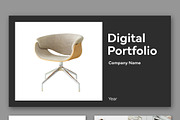 Digital Portfolio Layout, a Presentation Template by tomsarraipodesign (Thumbnail 2 of 2)