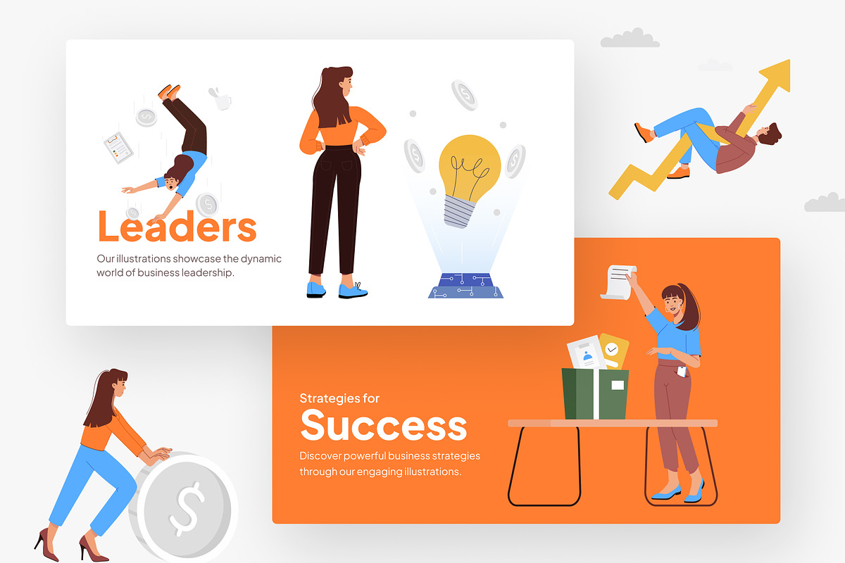 Animated Business Illustration Set, a Finance Illustration by Vectors Market (Photo 3 of 4)
