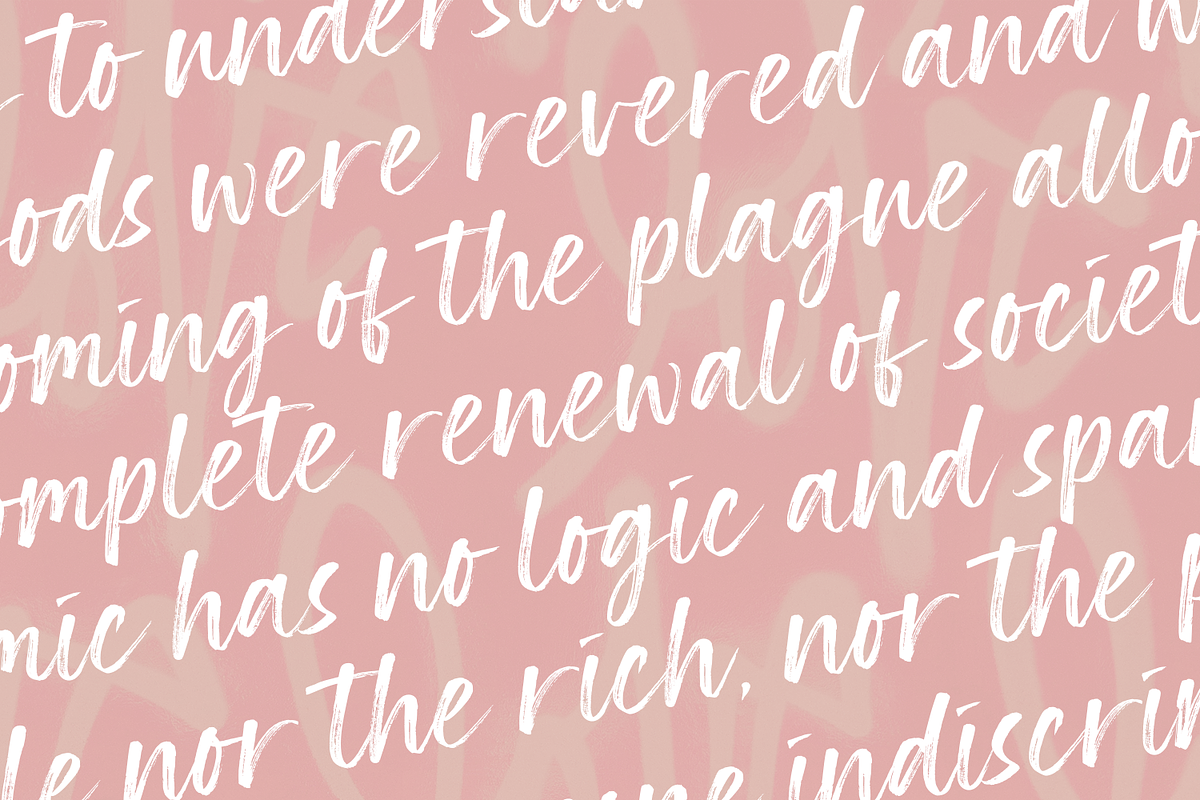 Blackhills - Brush Font preview 2