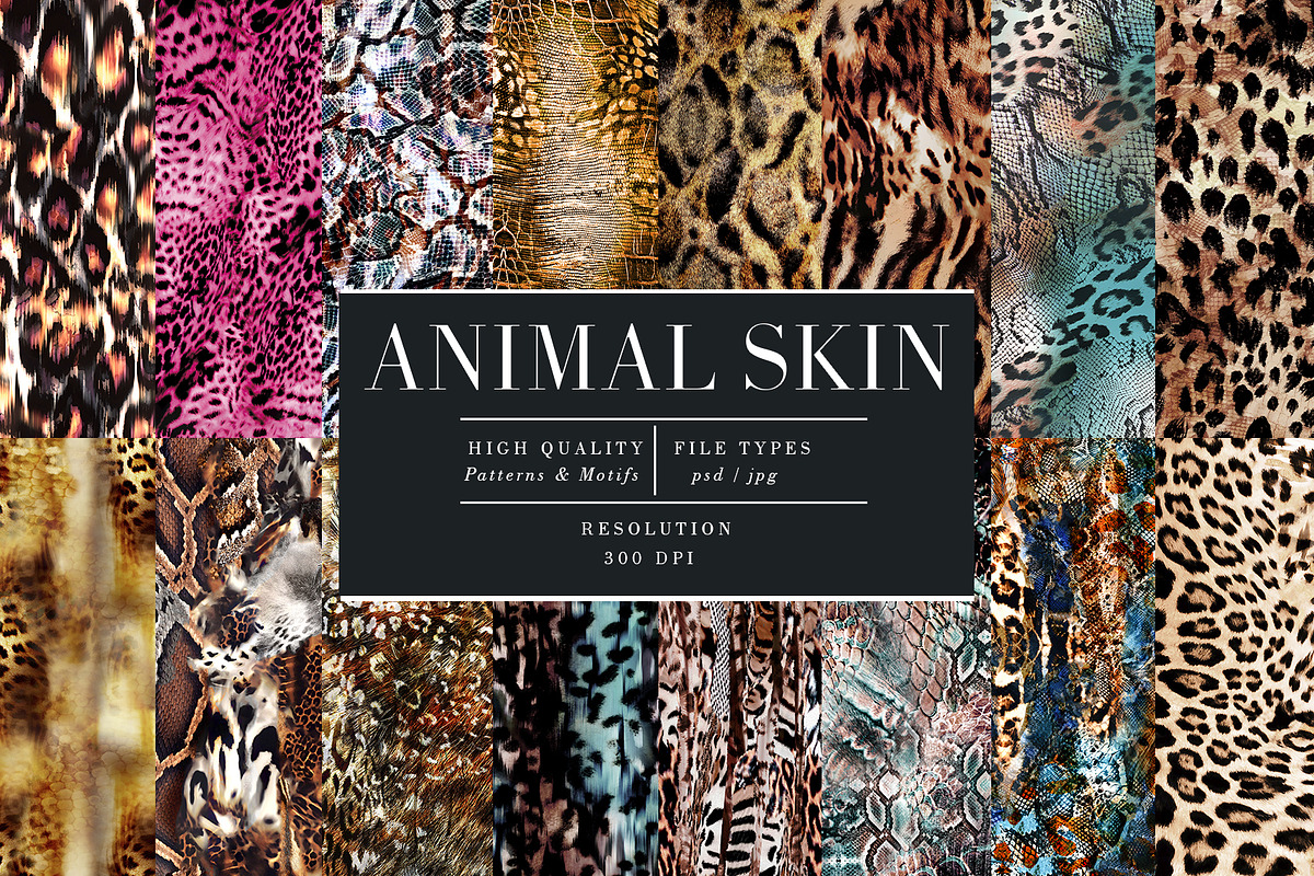 Animal Skin | 16 Patterns, a Pattern Graphic by Luiz da Rolt Grathwohl (Photo 1 of 9)