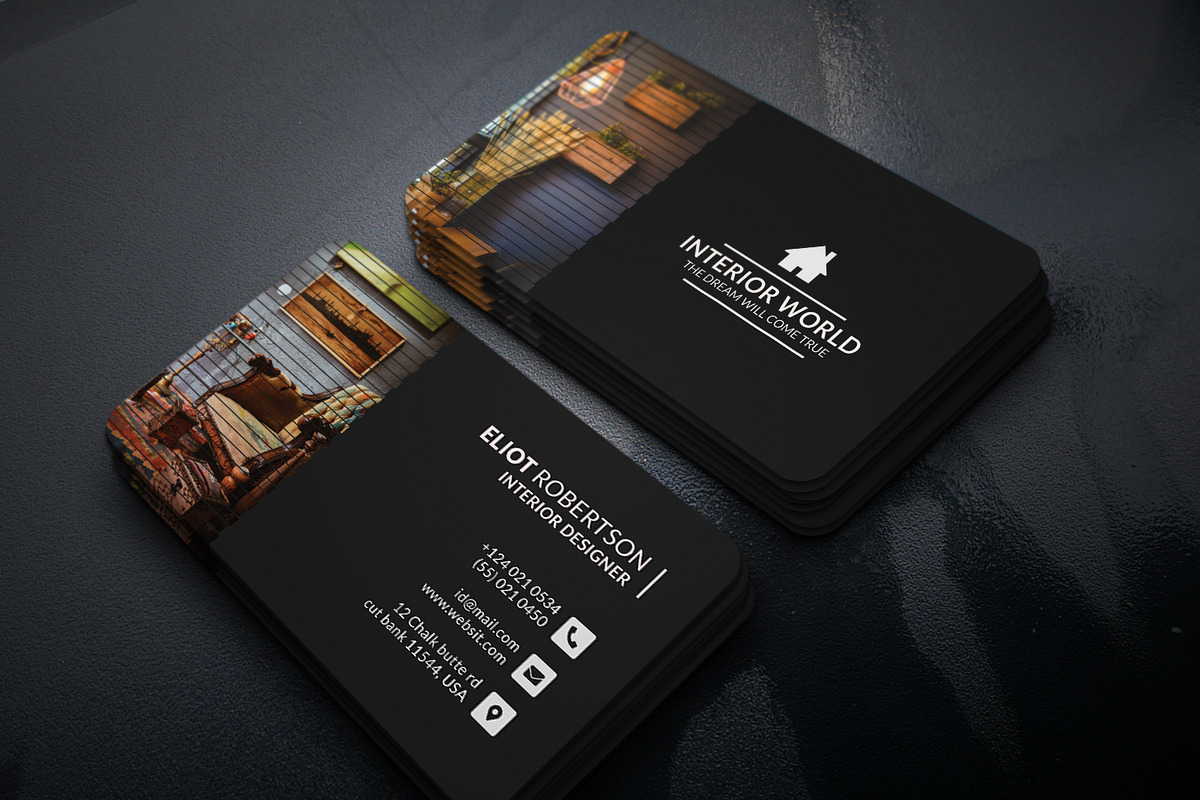Interior Business Card, a Business Card Template by Helal Shop (Photo 1 of 4)