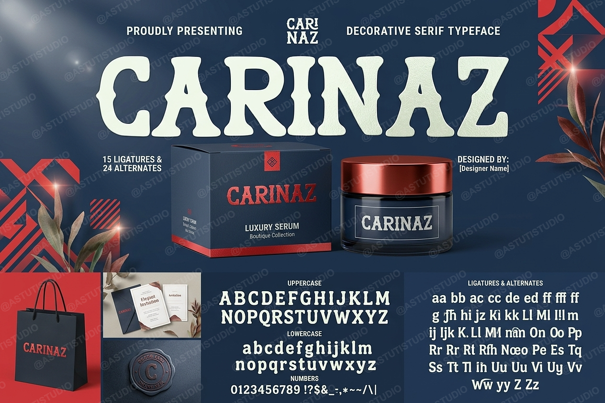 CarinaZ | Elegant Modern Serif, a Serif Font by Astuti Studio (Photo 13 of 25)