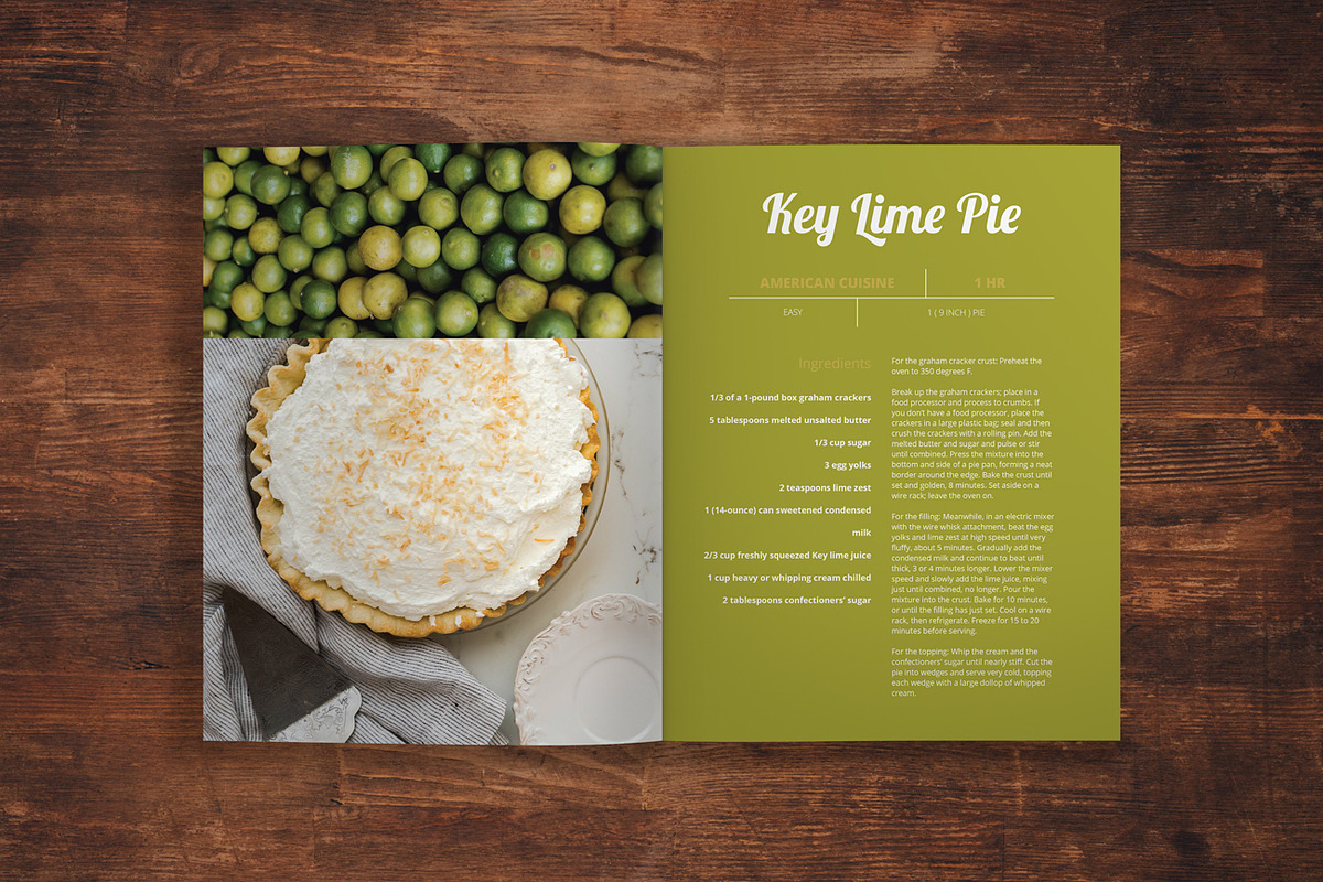 Modeno - A Modern Cookbook Template, a Brochure Template by Prixel Creative (Photo 7 of 18)
