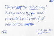 Color Font LiebeHeide, a Script Font by LiebeFonts (Thumbnail 18 of 19)