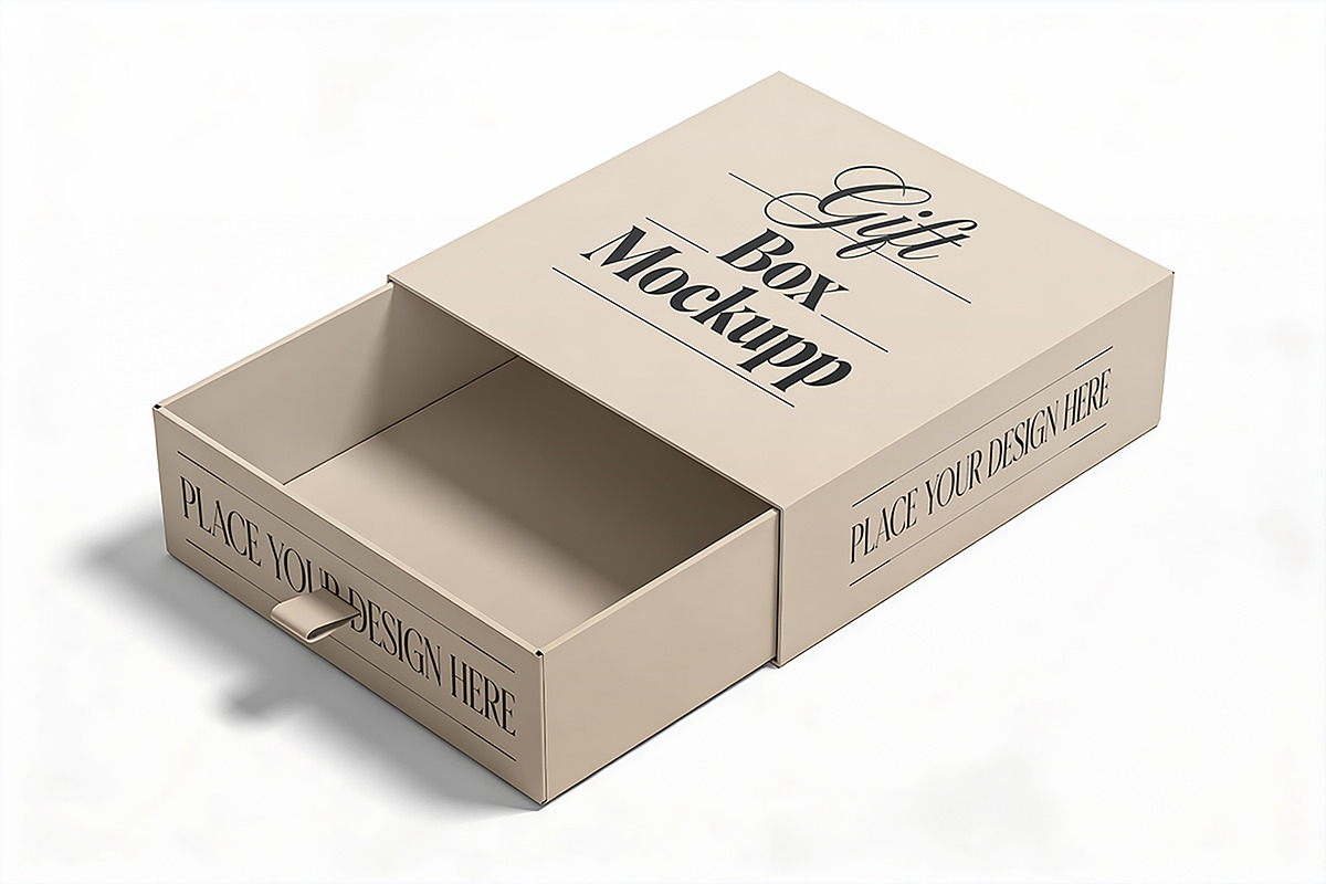 Gift Box Mockup, a Product Mockup by Pitchlook.Studio (Photo 3 of 4)