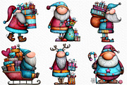 Christmas Santa Sublimation, an Illustration by Craft Nest (Thumbnail 5 of 6)