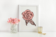 Roses Procreate Stamp Brushes, a Brush Add-On by Little Nordic Atelier (Thumbnail 4 of 4)