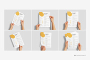 A4 Paper in Hands Mock-up, a Print Template by Branda Keeps (Thumbnail 5 of 16)