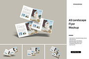 A5 Landscape Flyer Mockup, a Product Mockup by ZifaraDesign (Thumbnail 1 of 7)