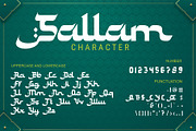 Sallam, a Font by LetterStock (Thumbnail 7 of 7)