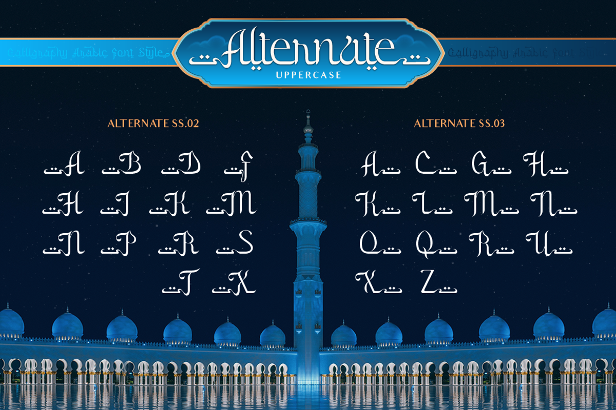 Mushafa, a Script Font by Burntilldead (Photo 4 of 10)