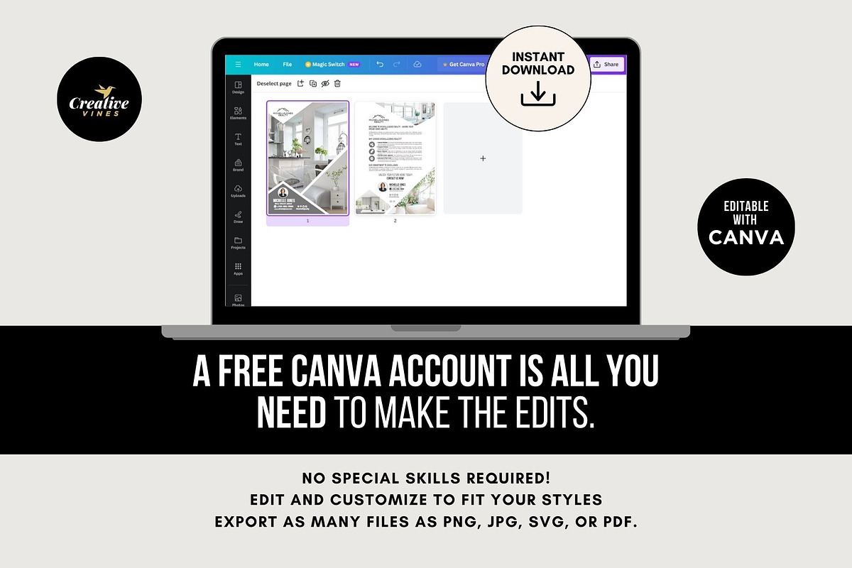 Real Estate Introduction Flyer Canva preview 6