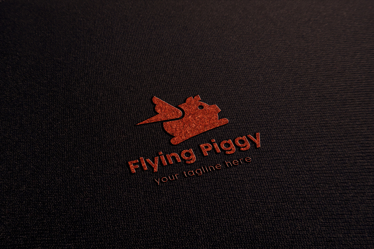 Flying Piggy Logo, a Branding & Logo Template by GladicMonster (Photo 3 of 13)
