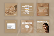 Beige Skin Care Instagram Templates, a Social Media Template by Xenié Creative (Thumbnail 4 of 10)