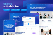 Saasly Tech SaaS Website and Mobile, an UI Kit Template by Creative Perspective (Thumbnail 4 of 8)