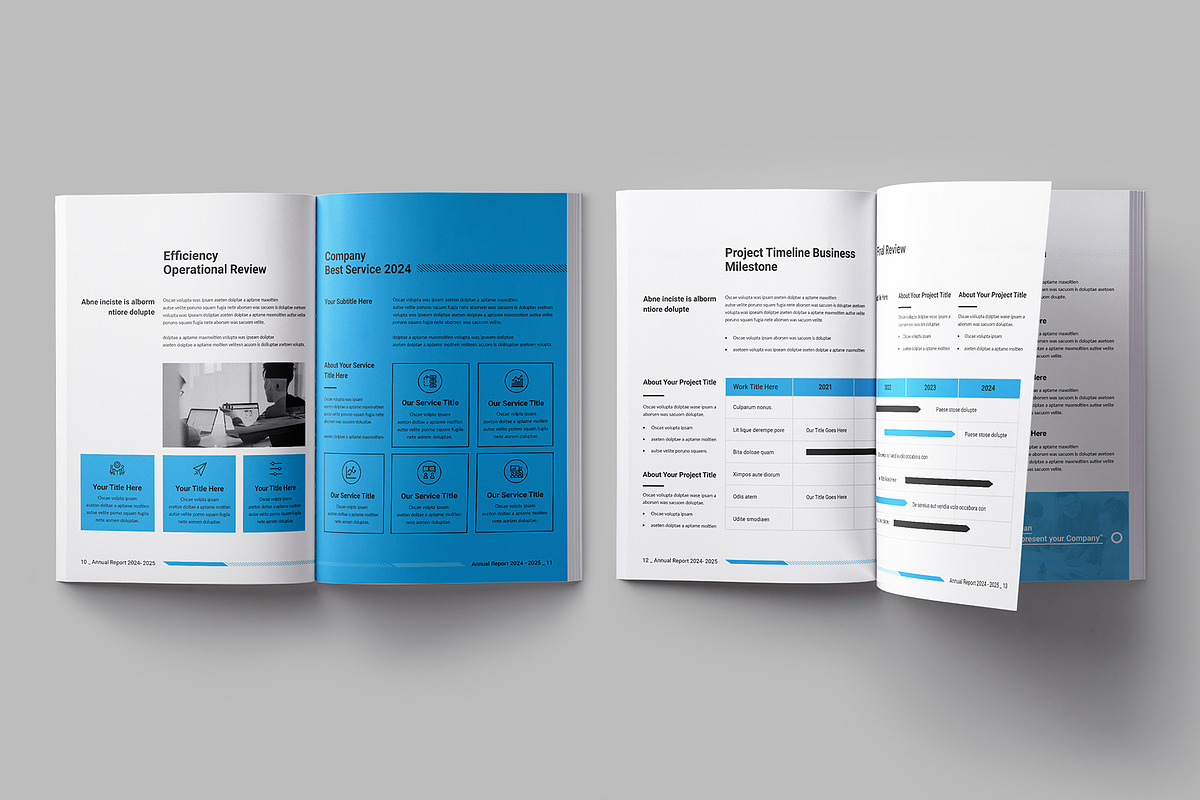 Annual Report Template preview 5