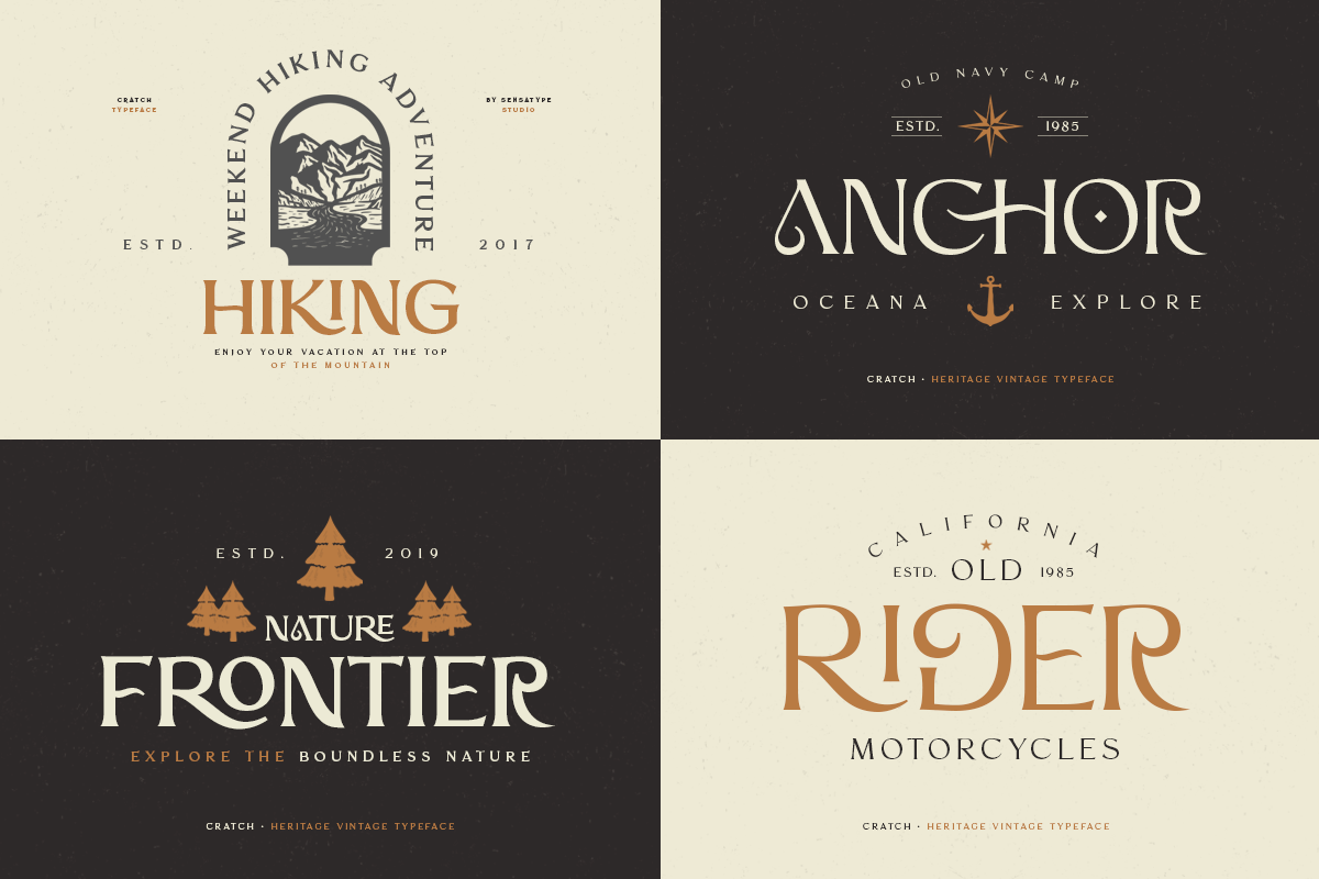 CRATCH - Heritage Vintage Typeface, a Serif Font by Sensatype (Photo 23 of 23)