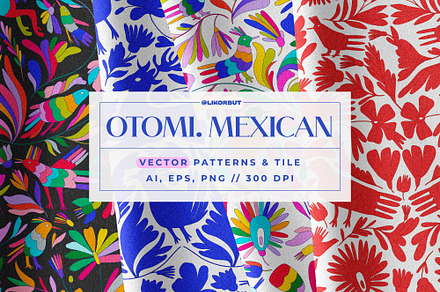Latin American Otomi Mexican Pattern