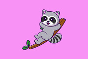 Cute Animal On Branch Pack Cartoon, an Animal Illustration by Artstorystudio (Thumbnail 3 of 5)