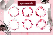 Pink Christmas Clipart & Patterns, a Decorative Illustration by AvaAva (Thumbnail 20 of 25)