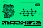 Bride Typeface Robot, a Sans Serif Font by 24Design Studios (Thumbnail 3 of 7)
