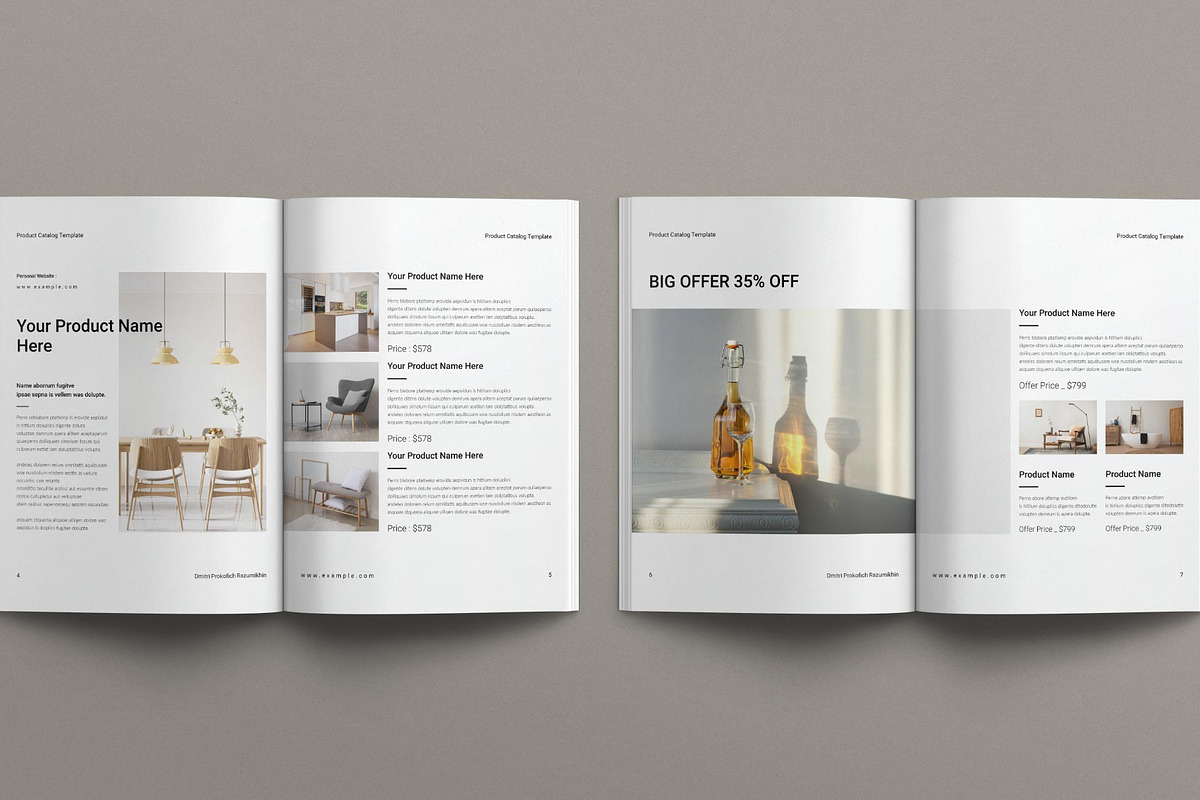 Product Catalog Template, a Brochure Template by E-Type (Photo 3 of 8)