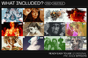 12 Photo Effect Templates, a Layer Style Add-On by iDoodle Studio (Thumbnail 2 of 6)