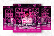 Friday Night PSD Party Flyer Design, a Flyer Template by Shajib Shikder (Thumbnail 2 of 2)