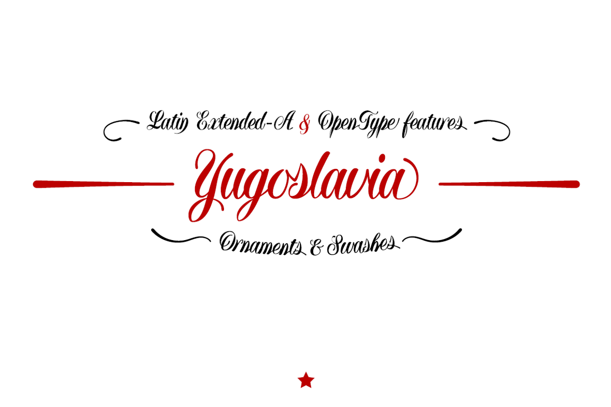Yugoslavia -calligraphic- preview 4