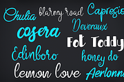 20 Script Fonts, a Script Font by 128bit Technologies (Thumbnail 2 of 3)