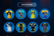 soccer jersey design for sublimation, a Sport Illustration by samsulpassive (Thumbnail 2 of 4)
