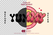Retro Groovy Editable Text Effect, a Layer Style Add-On by Mockmenot (Thumbnail 2 of 3)