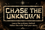 Marlo Kesh Pirate Display Typeface, a Slab Serif Font by mesuka (Thumbnail 3 of 6)