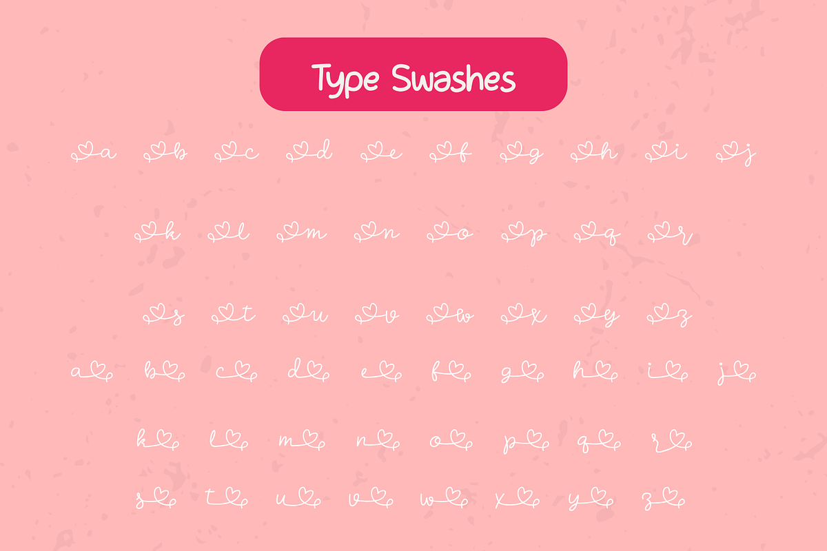 Love You Honey - Valentine Duo Font, a Handwritten Font by Brown Cupple (Photo 13 of 13)