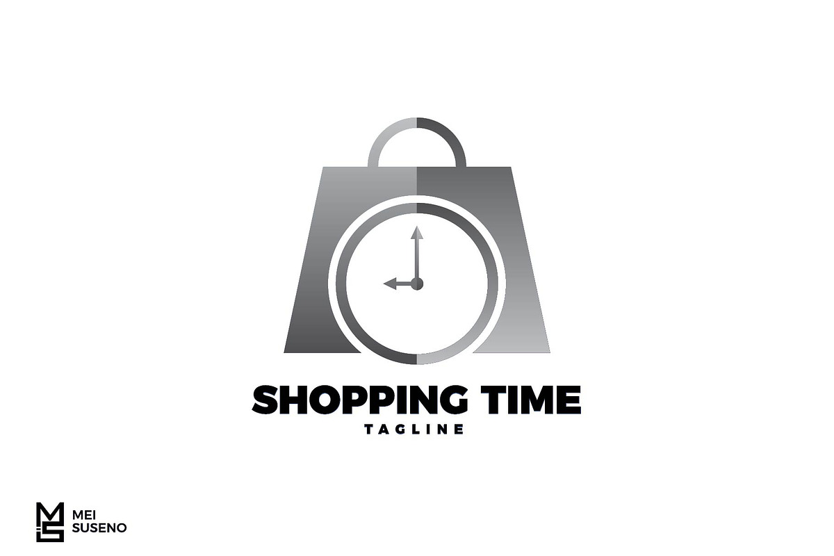 shopping time logo template, a Branding & Logo Template by meisuseno