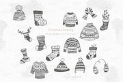 Doodle Christmas Svg png lineart 128, an Illustration by Drawberx (Thumbnail 3 of 11)