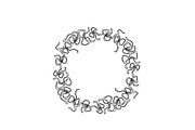 Christmas Bow – Chalk Template, an Object Graphic by Tove Malm Studio (Thumbnail 4 of 4)