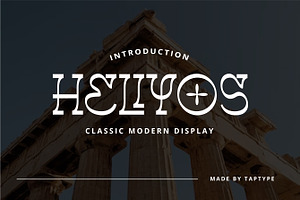 Heliyos - Slab Serif Display Font
