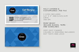 Clean Business Card Template 07