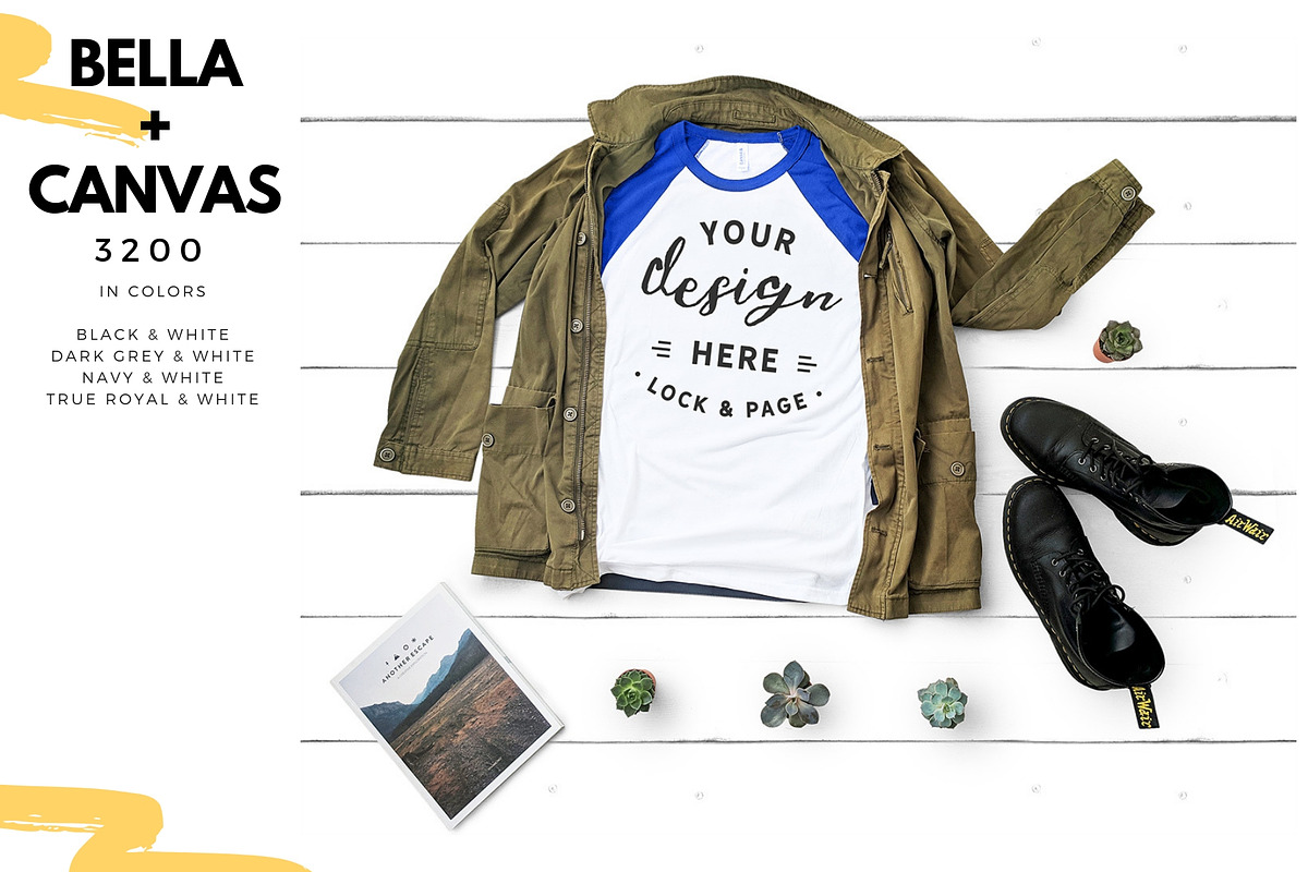 T-Shirt Mockup Bundle Bella Canvas, a Shirt Mockup by lock and page (Photo 8 of 71)