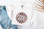 Feral Wife Typography Design PNG, an Illustration by SharpMarketplace (Thumbnail 4 of 9)
