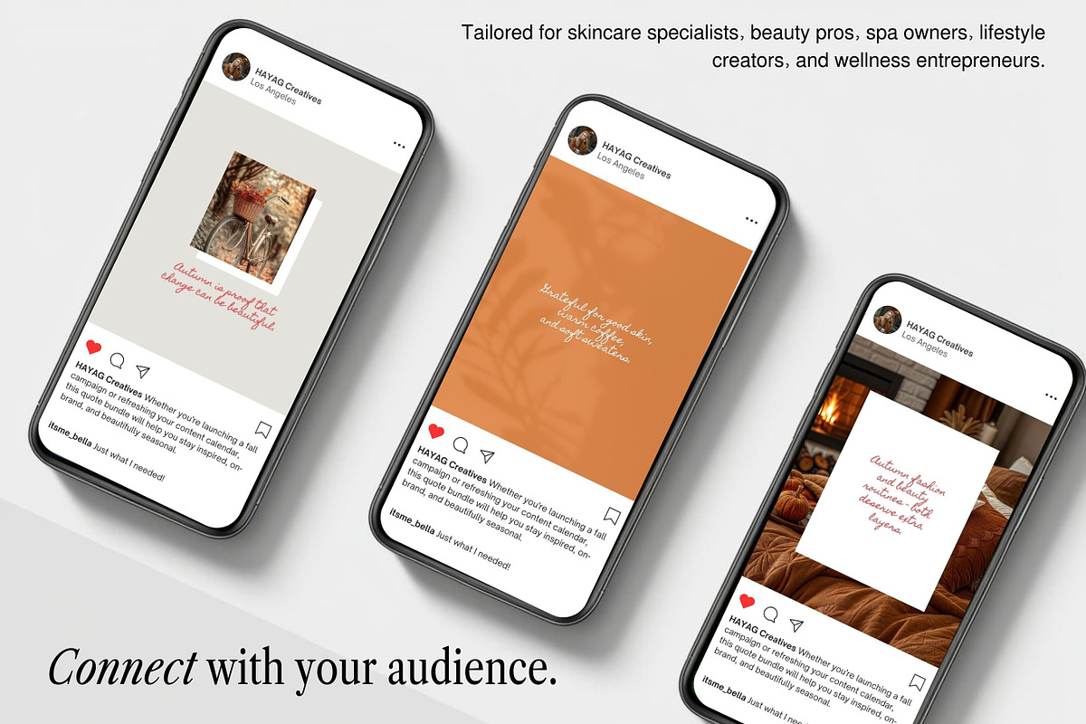 Fall Quotes Instagram Templates & Stories preview 2