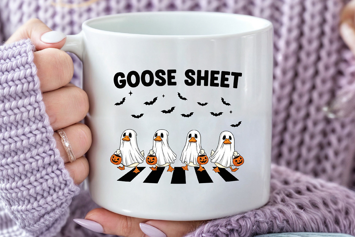 Funny Halloween Silly Goose Sheet, an Illustration by Black Bird Studio (Photo 3 of 4)