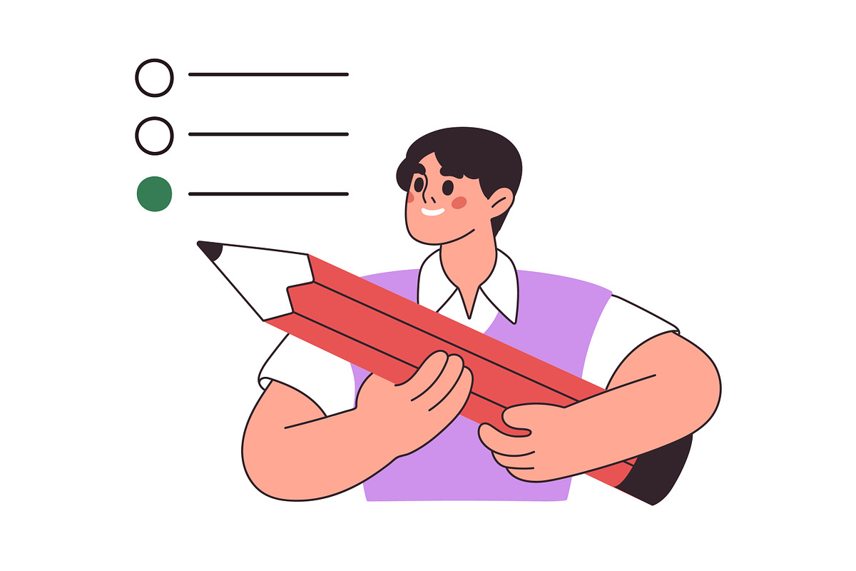 Students learn, study. Education set, an Education Illustration by Good Studio (Photo 15 of 17)