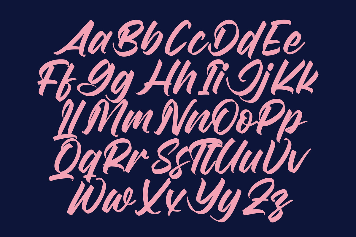 Duster Nighty Bold Handwritten Fon, a Script Font by Letterena Studios Script (Photo 16 of 20)